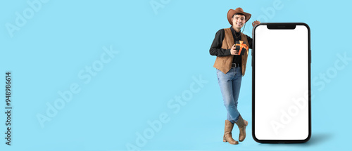 Young man dressed for Hallo...