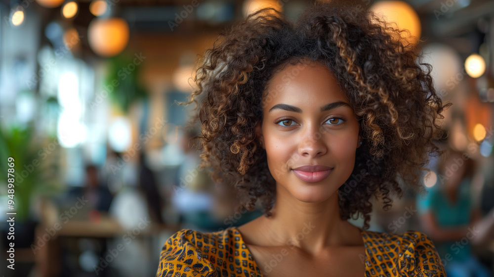 Businesswoman leads her team to success in a bustling office environment-2 Businesswoman leads her team to success in a bustling office environment-2