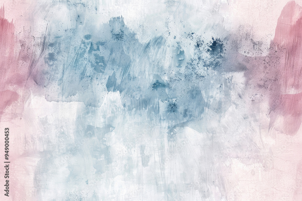 Obraz premium Abstract watercolor background in blue and pink tones