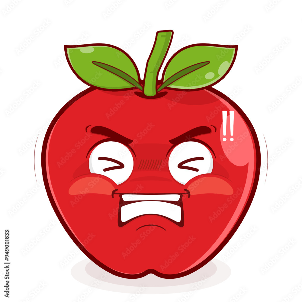 apple hurt face cartoon cute apple hurt face cartoon cute