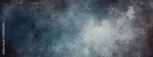 Blue background with abstract blue smoke, dark or navy blue grunge texture with grainy stains, Blue grunge with smoky stains and marble grunge. 