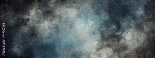 Blue background with abstract blue smoke, dark or navy blue grunge texture with grainy stains, Blue grunge with smoky stains and marble grunge.	