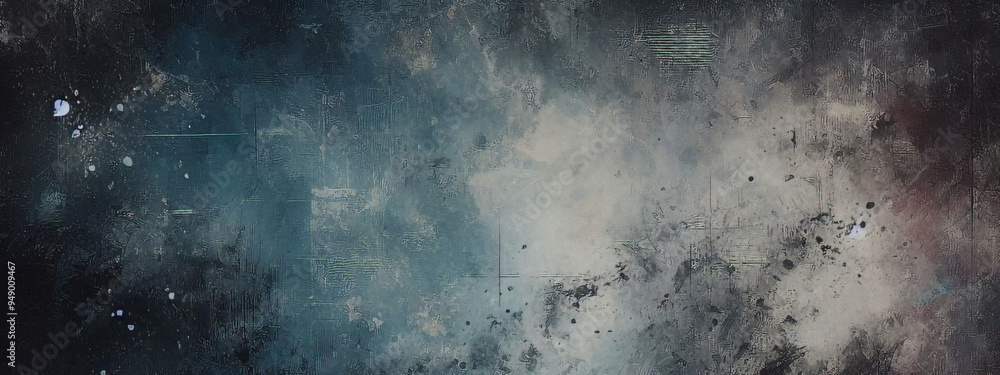 Obraz premium Blue background with abstract blue smoke, dark or navy blue grunge texture with grainy stains, Blue grunge with smoky stains and marble grunge. 