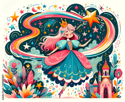 "Princesas del Verano: Magia, Color y Fantasía