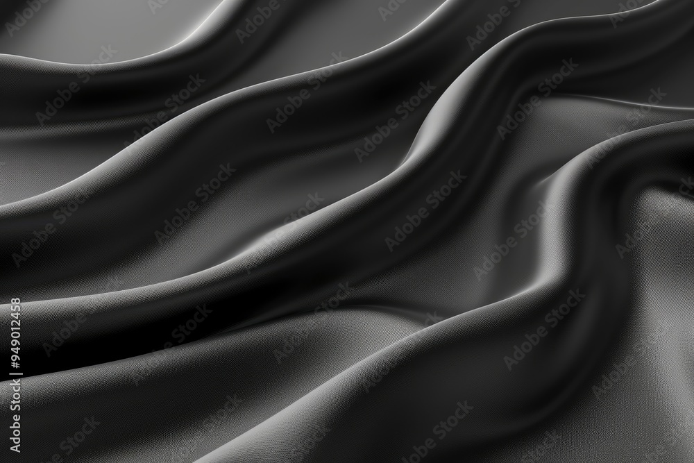 Abstract Black Draped Fabric Background Abstract Black Draped Fabric Background