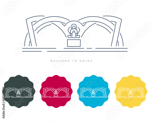 Welcome to Noida Gate - Delhi NCR - Stock Icon