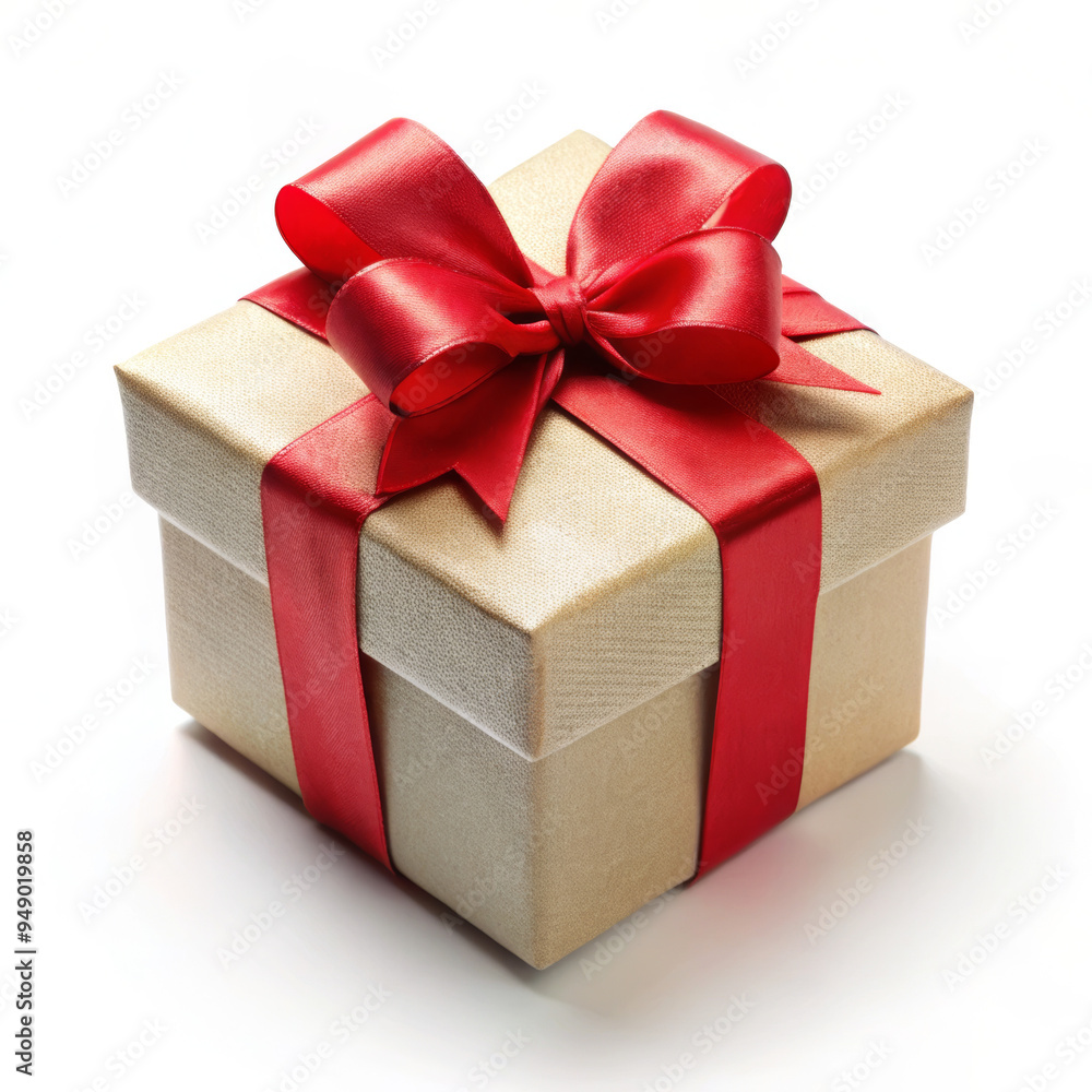 Obraz premium gift box with ribbon