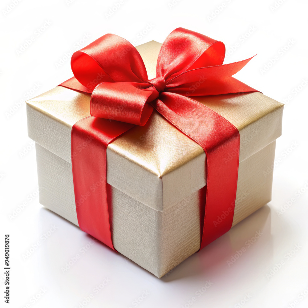 Obraz premium gift box with ribbon