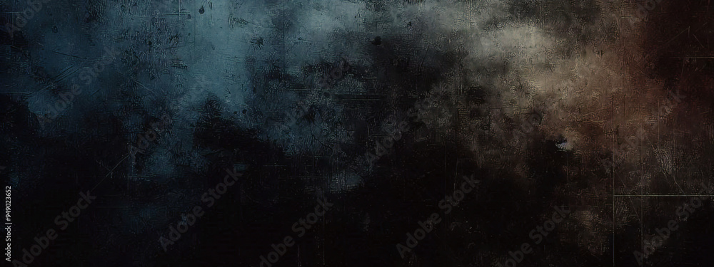 Black dark azure cobalt sapphire blue abstract background. Color gradient. Geometric shape. Wave, wavy curved line. Rough grunge grain noise. Light neon metallic shine shimmer bright. Design Black dark azure cobalt sapphire blue abstract background. Color gradient. Geometric shape. Wave, wavy curved line. Rough grunge grain noise. Light neon metallic shine shimmer bright. Design