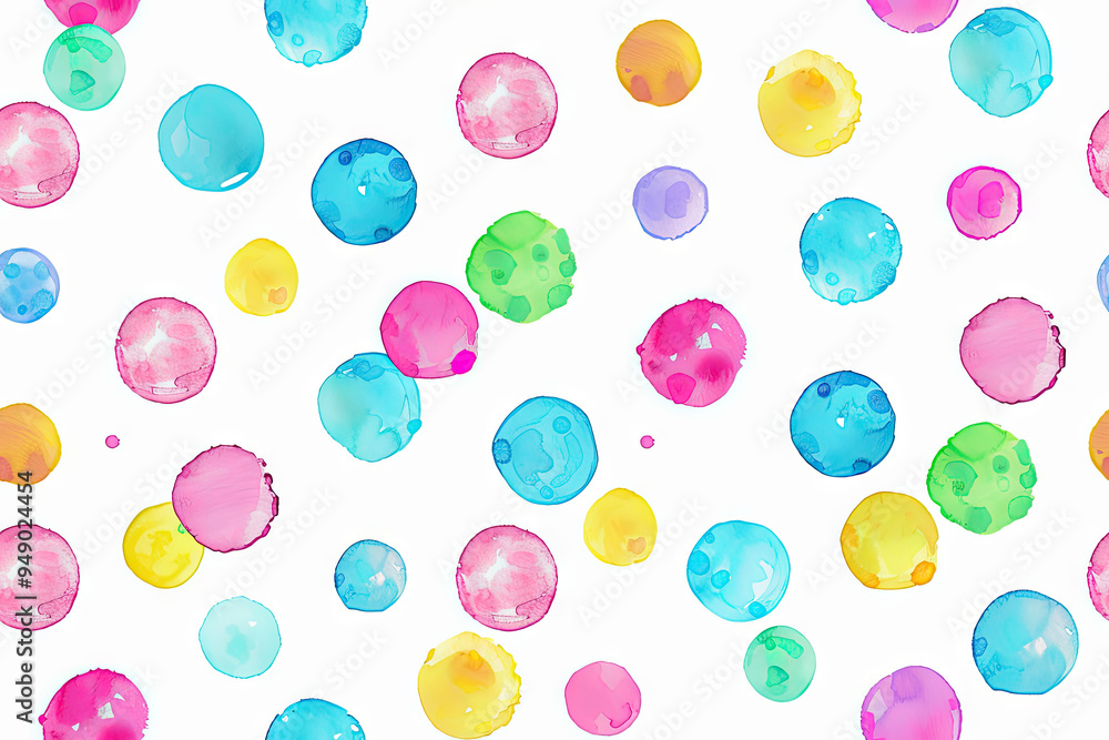 Light pattern with round elements Light pattern with round elements