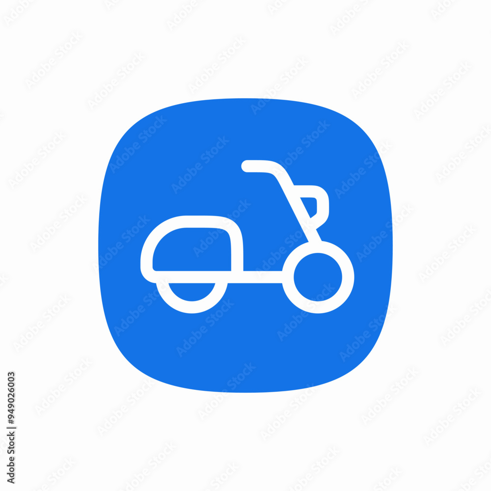 scooter moped bike vehicle icon scooter moped bike vehicle icon