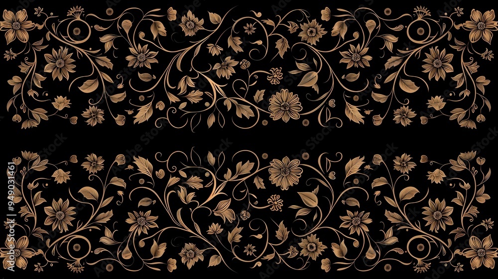 Fototapeta premium floral pattern background