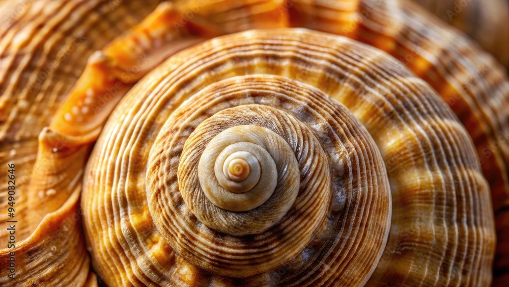 Close-up of a weathered, spiral-patterned seashell reveals intricate textures, ridges, and grooves in a warm, earthy tone, evoking a sense of natural, oceanic beauty. Close-up of a weathered, spiral-patterned seashell reveals intricate textures, ridges, and grooves in a warm, earthy tone, evoking a sense of natural, oceanic beauty.