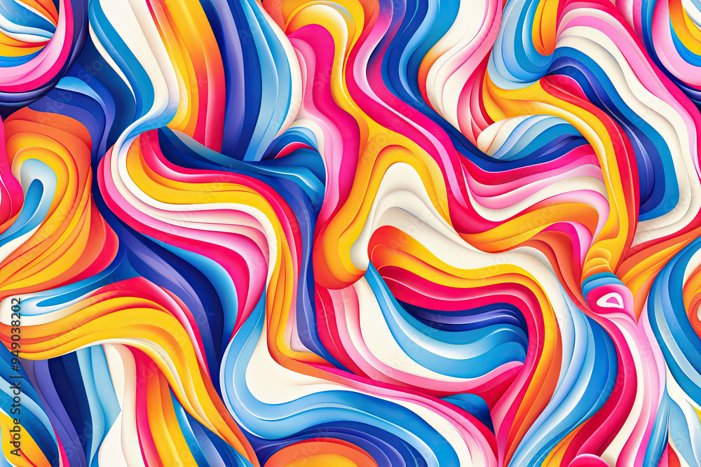 Abstract bright colorful pattern with waves Abstract bright colorful pattern with waves