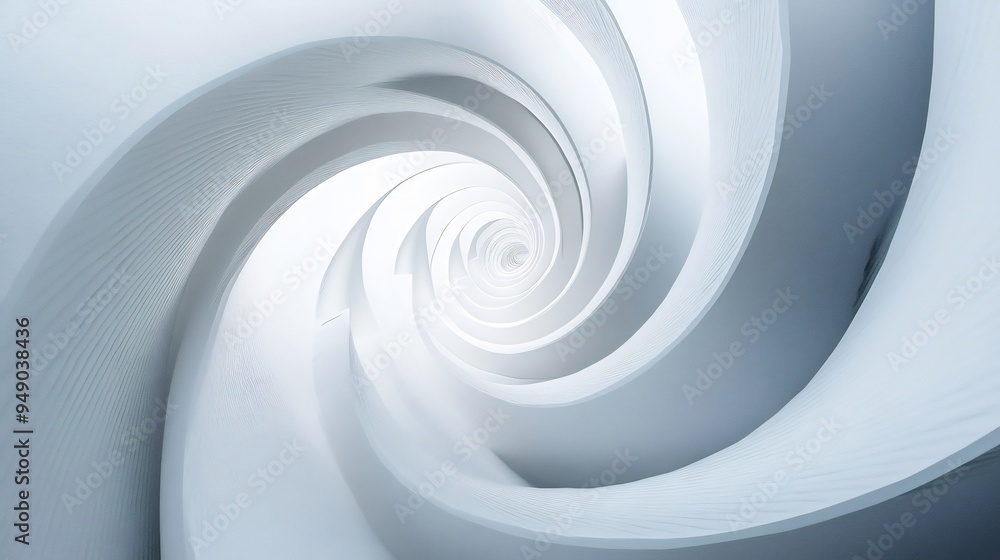 Minimalist spiral gradually expanding outward symbolizing growth or evolution Minimalist spiral gradually expanding outward symbolizing growth or evolution