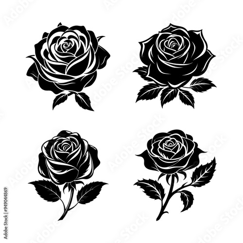 Wallpaper Mural set of roses Torontodigital.ca