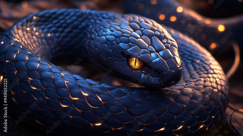 The Python programming language is represented by a snake covered in ...