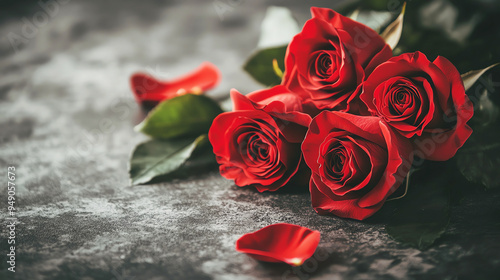 A Mother s Day message accompanied by red roses, symbolizing deep love and admiration