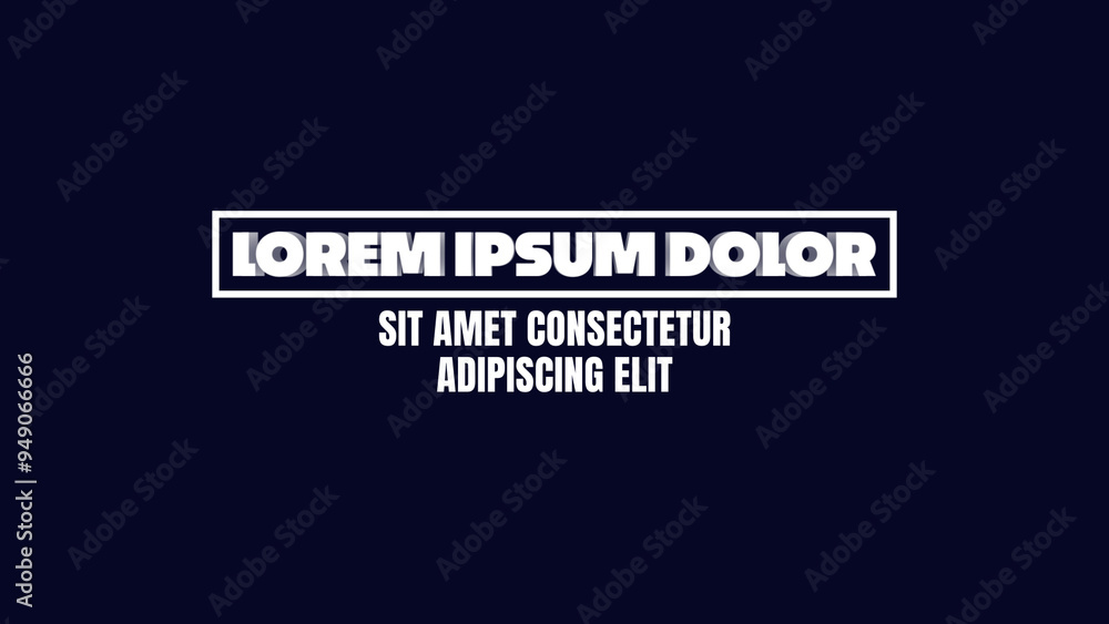 Text Animations with Box Design Stock Template | Adobe Stock