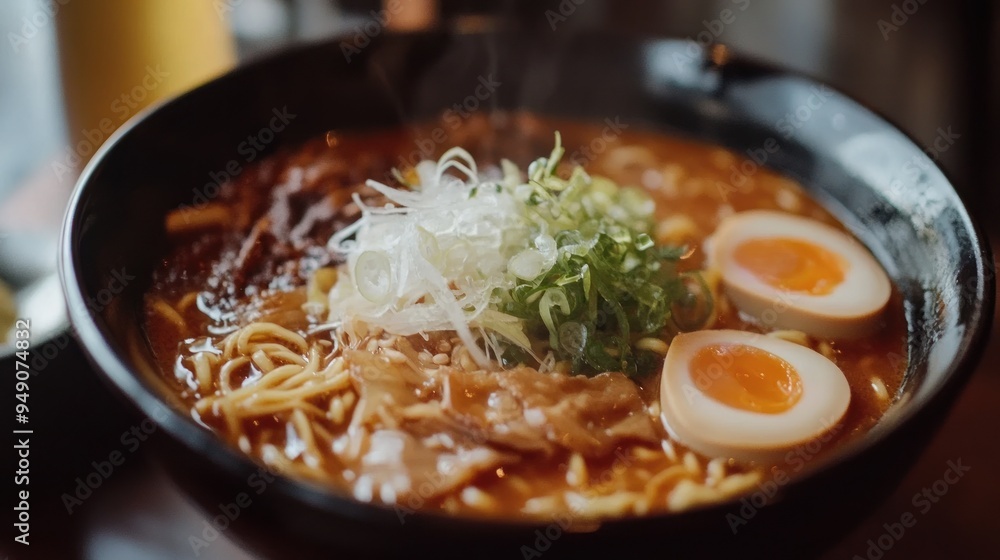 A Bowl of Delicious Ramen Noodles A Bowl of Delicious Ramen Noodles
