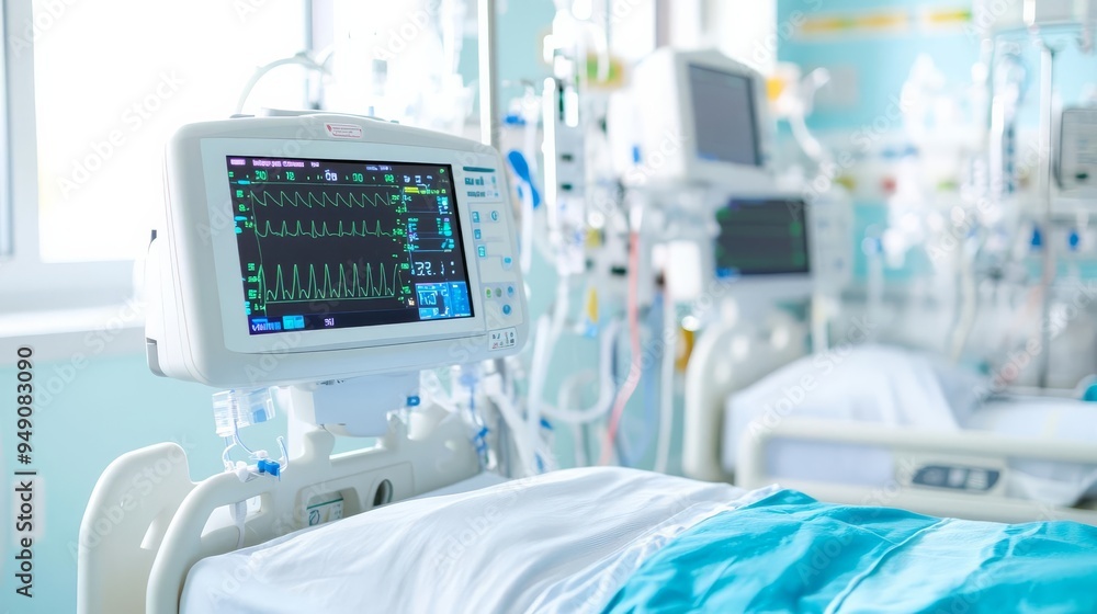 Pediatric intensive care unit PICU with child-friendly technology and advanced life support, critical care, pediatric health Pediatric intensive care unit PICU with child-friendly technology and advanced life support, critical care, pediatric health