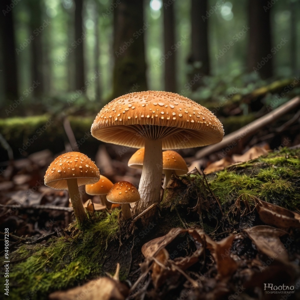 Mushroom fungi fungus toadstool in the woods Mushroom fungi fungus toadstool in the woods