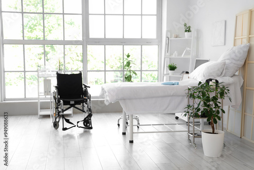 Interior of hospital ward w...