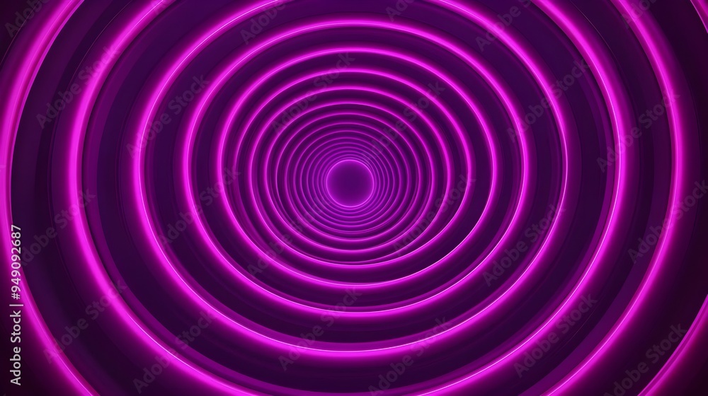 Abstract Purple Neon Circles Background Abstract Purple Neon Circles Background