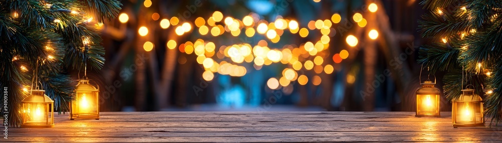 A serene outdoor setting featuring glowing lanterns and warm lights, creating a cozy ambiance for evening gatherings. A serene outdoor setting featuring glowing lanterns and warm lights, creating a cozy ambiance for evening gatherings.