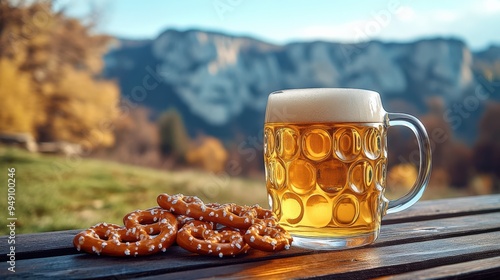 Alpine Beer Experience with Pretzel photo