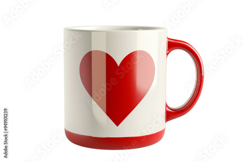 Red Heart Mug photo