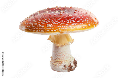 Red and White Mushroom with White Spots