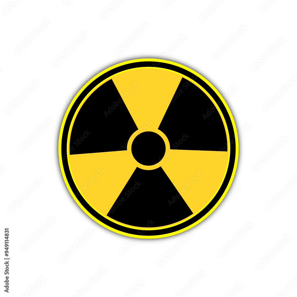 radiation warning sign radiation warning sign