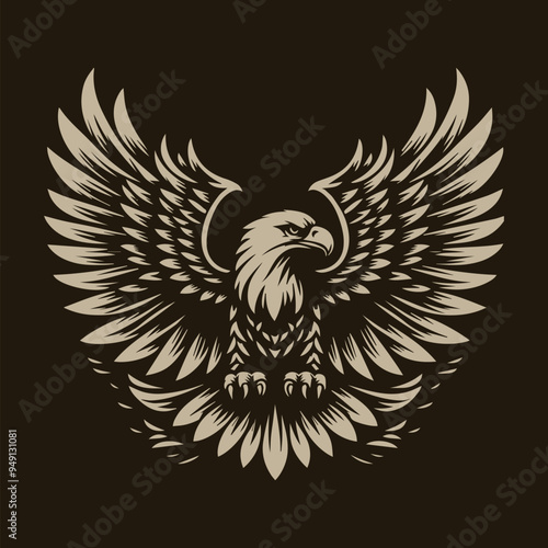 eagle wings tattoo design