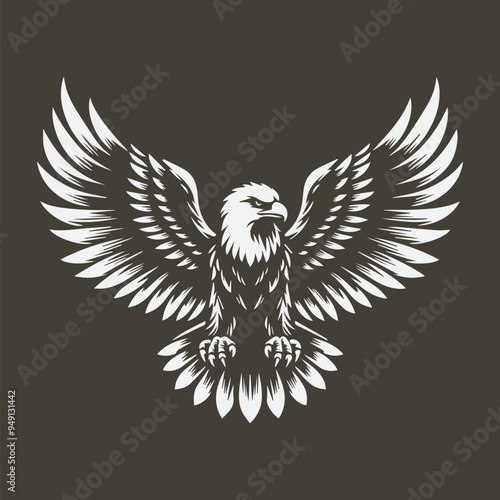 eagle and wings