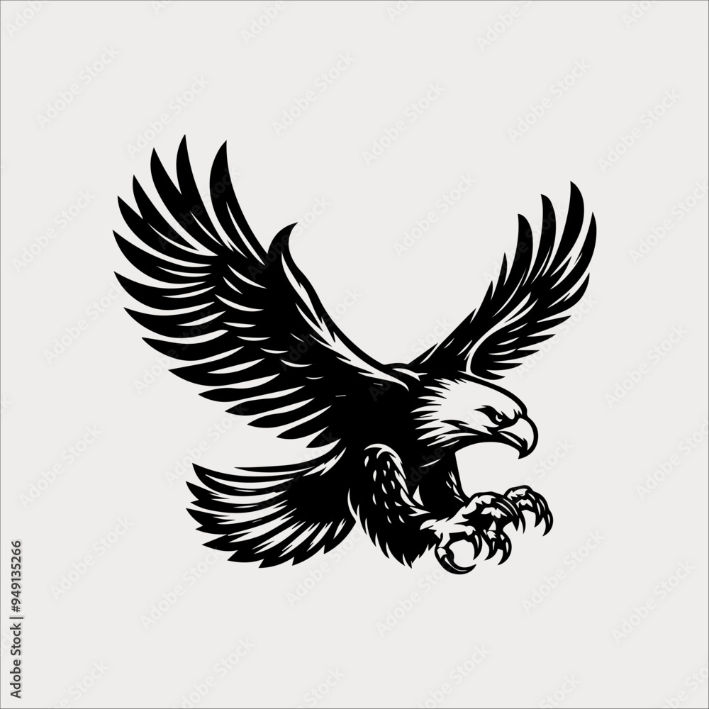 Obraz premium eagle in the form of an eagle