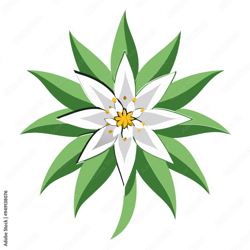 flower isolated on white background flower isolated on white background