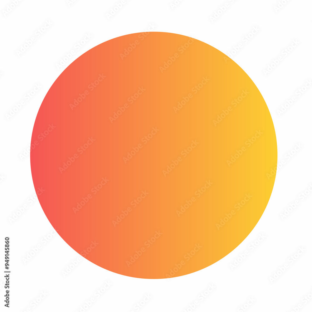 A simple, minimalist vector of a gradient circle in shades of orange and yellow. Perfect for branding, design, and digital projects A simple, minimalist vector of a gradient circle in shades of orange and yellow. Perfect for branding, design, and digital projects