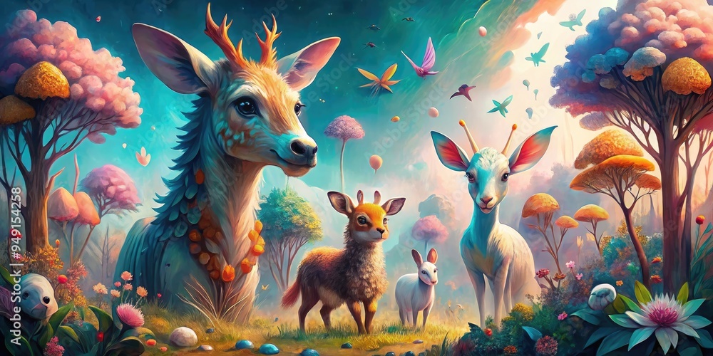 animals in the forest animals in the forest