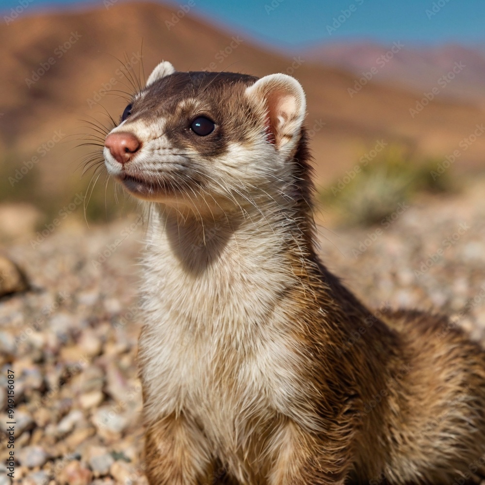 Cute Adorable Desert Furry Ferret Mammal Animal Cute Adorable Desert Furry Ferret Mammal Animal