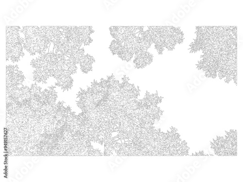 tree on sky abstract texture dot vector art