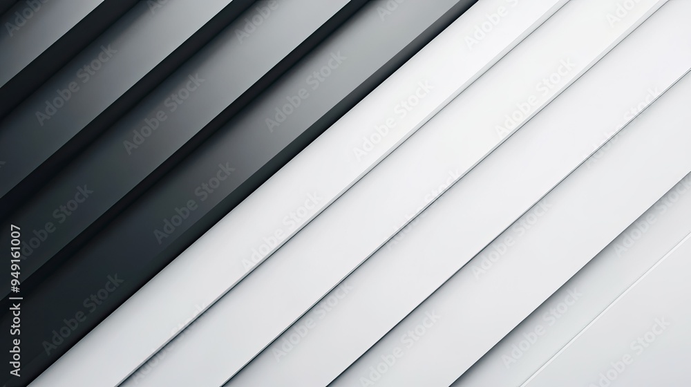 Obraz premium Diagonal lines intersecting on a white background, creating a dynamic and modern visual composition.