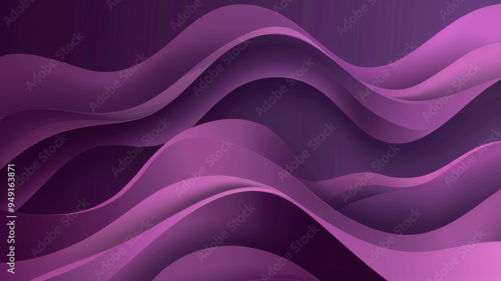 Obraz premium Abstract Purple Waves Background