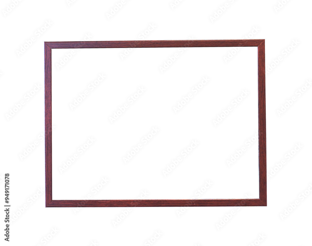 wood frame with white screen on white background wood frame with white screen on white background