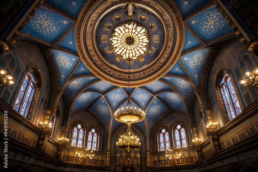 Religious Intricacy: Stunning Architecture & Ornate Paintings inside the Gwoździec Synagogue Religious Intricacy: Stunning Architecture & Ornate Paintings inside the Gwoździec Synagogue