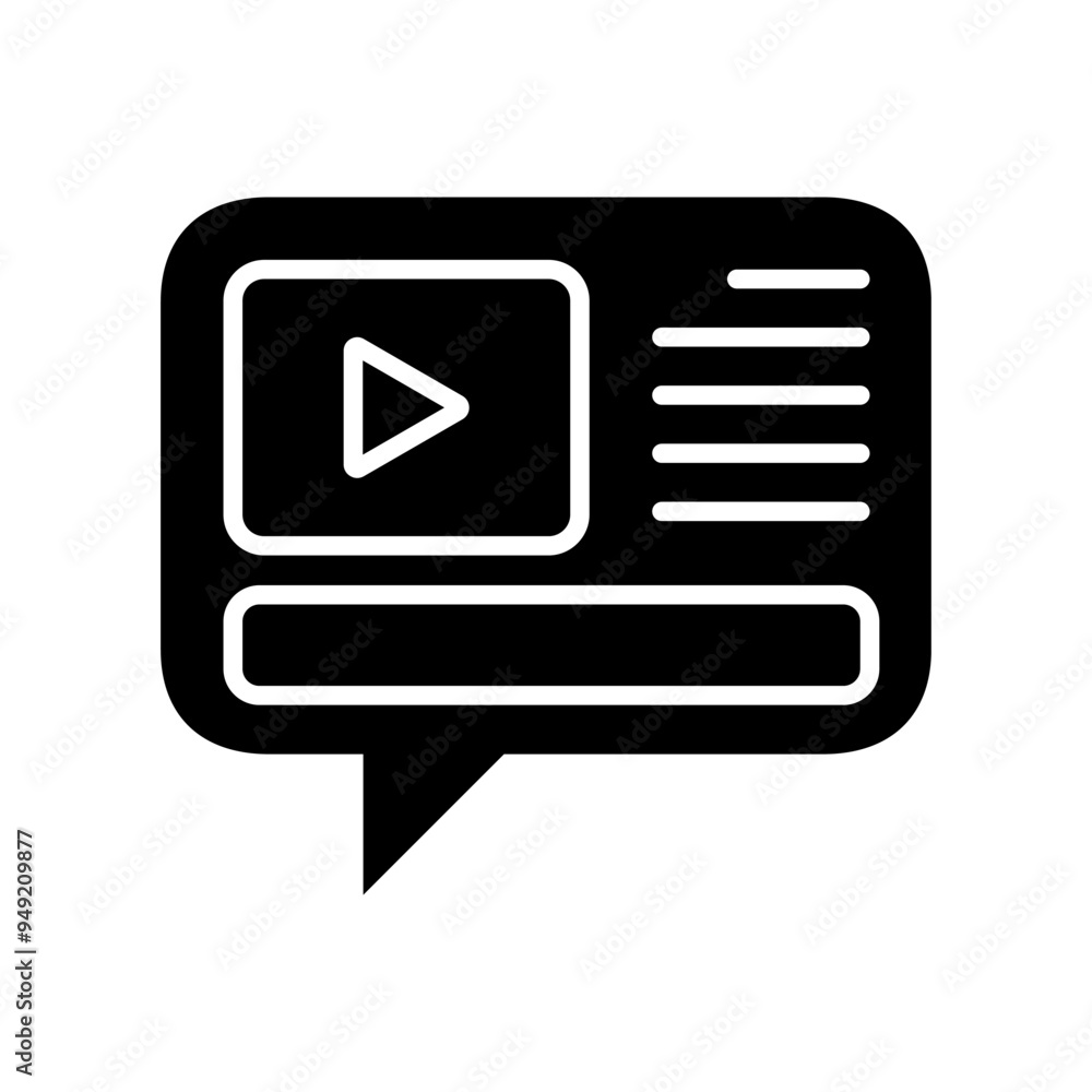speech bubble advertising icon solid vector design speech bubble advertising icon solid vector design