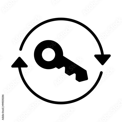 keyword icon Solid vector design