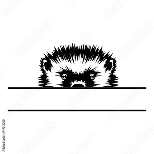 Peeking Hedgehog