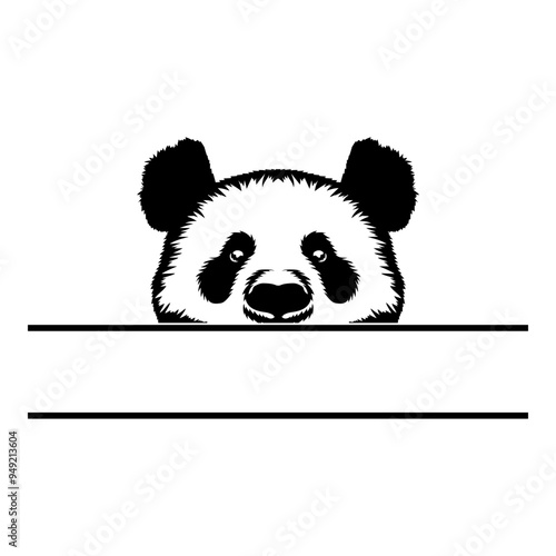 Peeking Panda