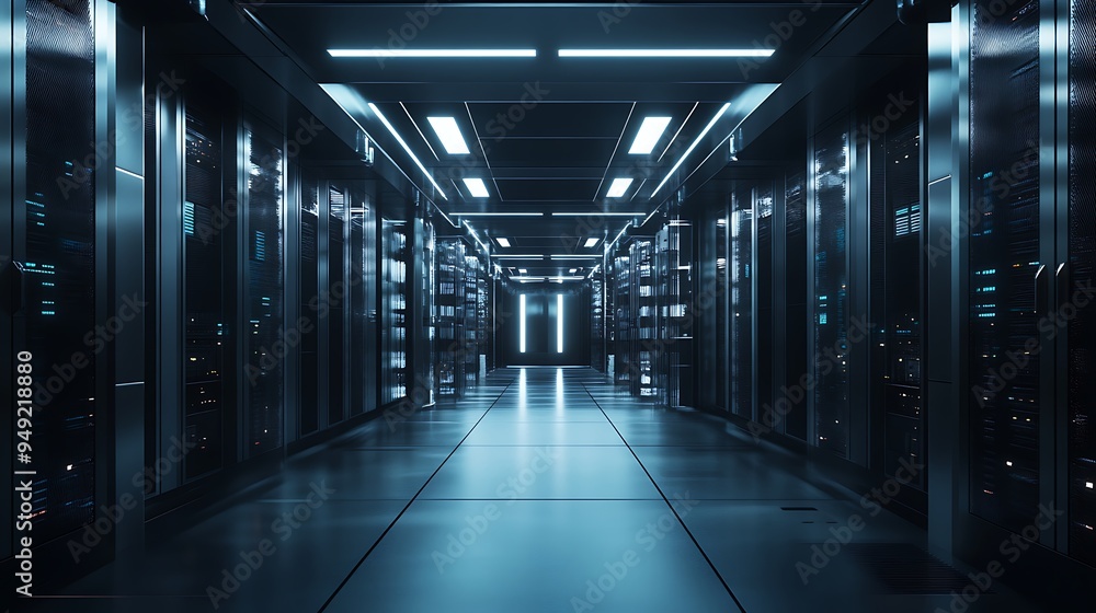 High-Security Data Center with Advanced Monitoring, Biometric Access, and Robust Security Layers, Fortified and High-Tech Environment, Photo Realistic High-Security Data Center with Advanced Monitoring, Biometric Access, and Robust Security Layers, Fortified and High-Tech Environment, Photo Realistic